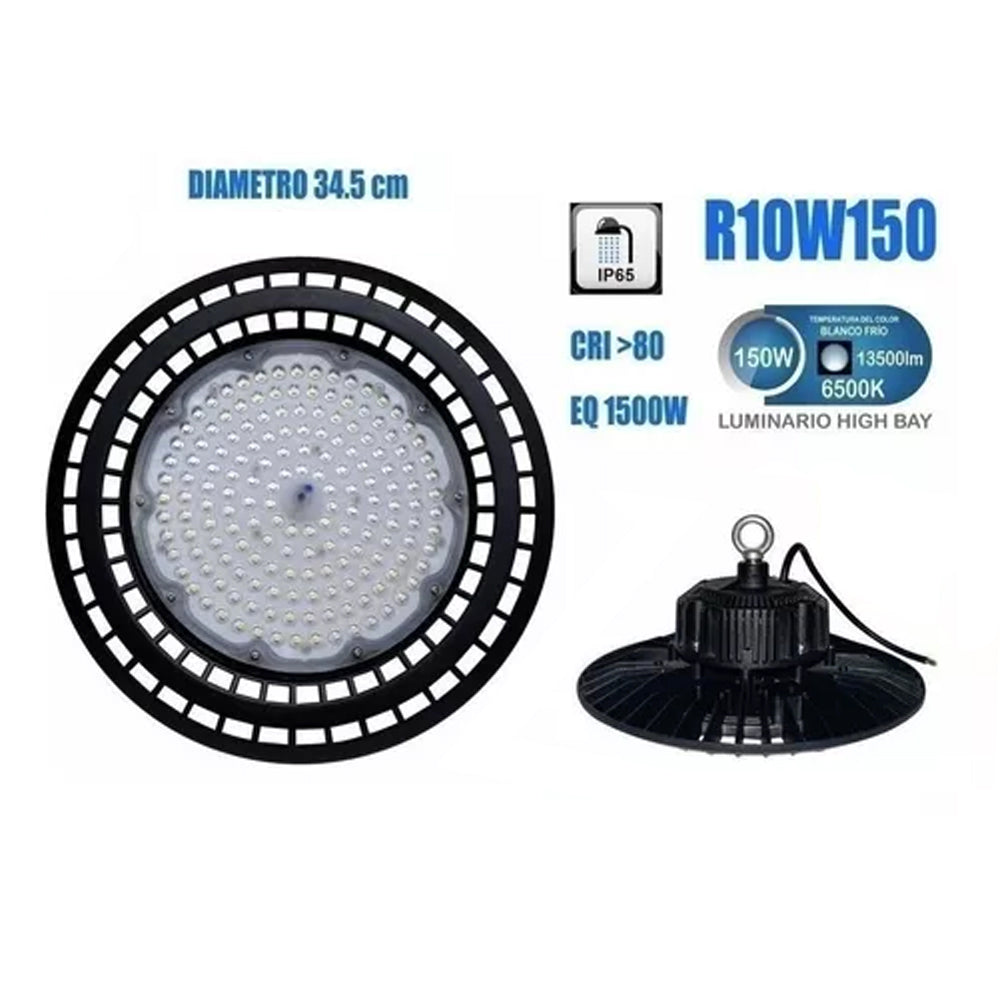 Reflector Industrial 150 Watts Luz Fría IP65
