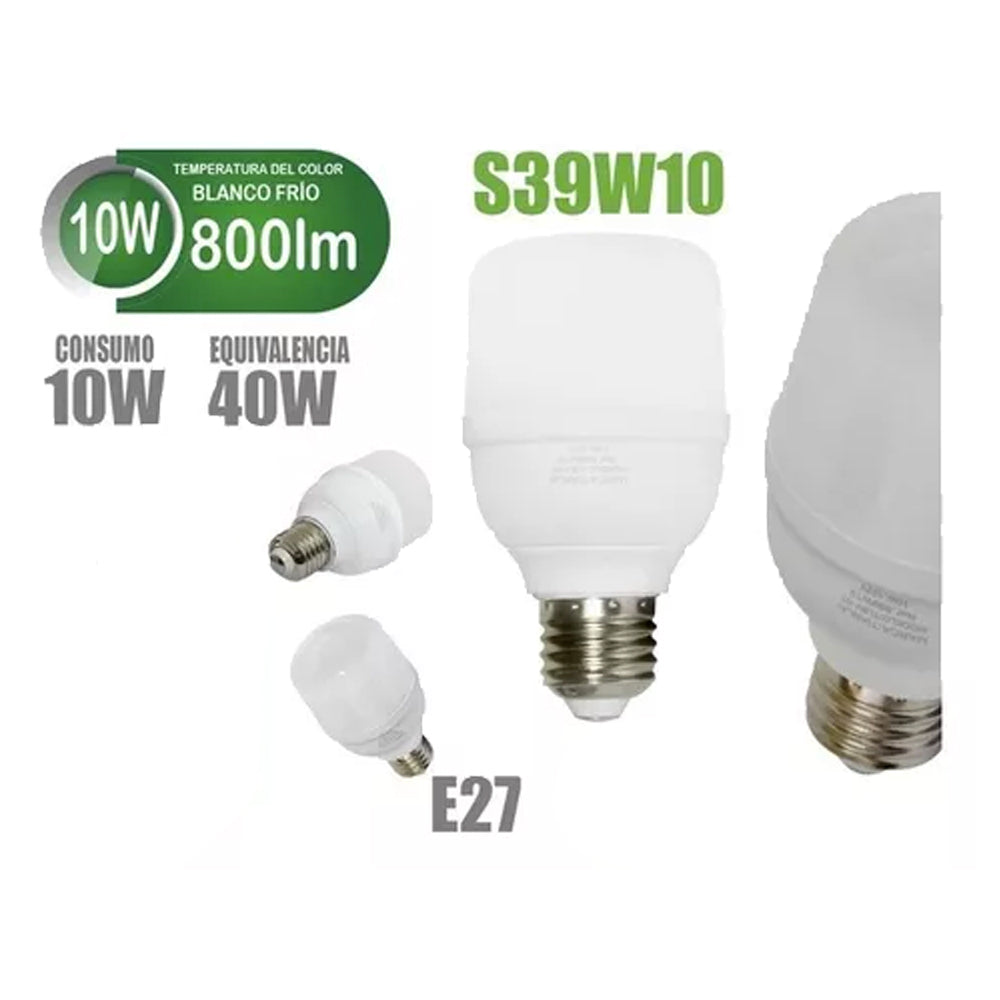 Foco Led Ahorrador 10 Watts Base E27