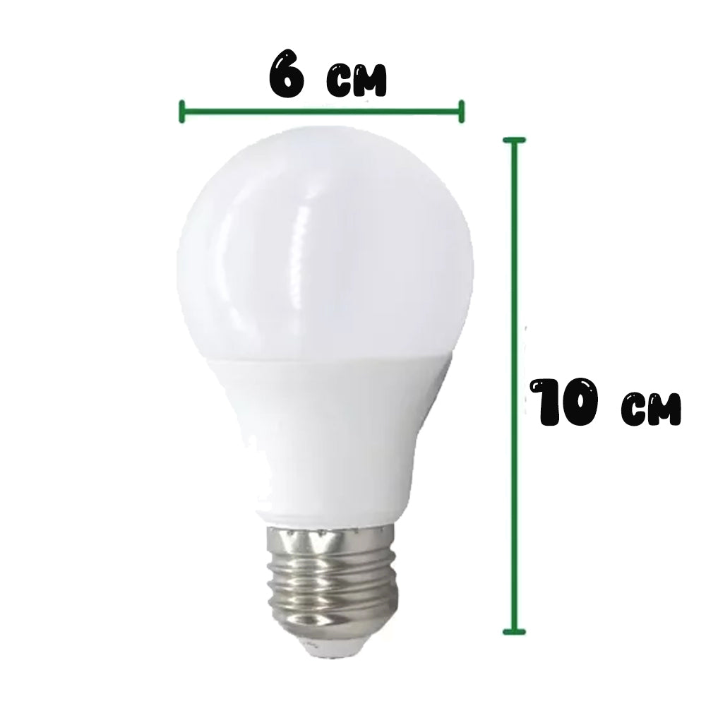 Foco Led 10 Watts Base E27 720lm Luz Fría
