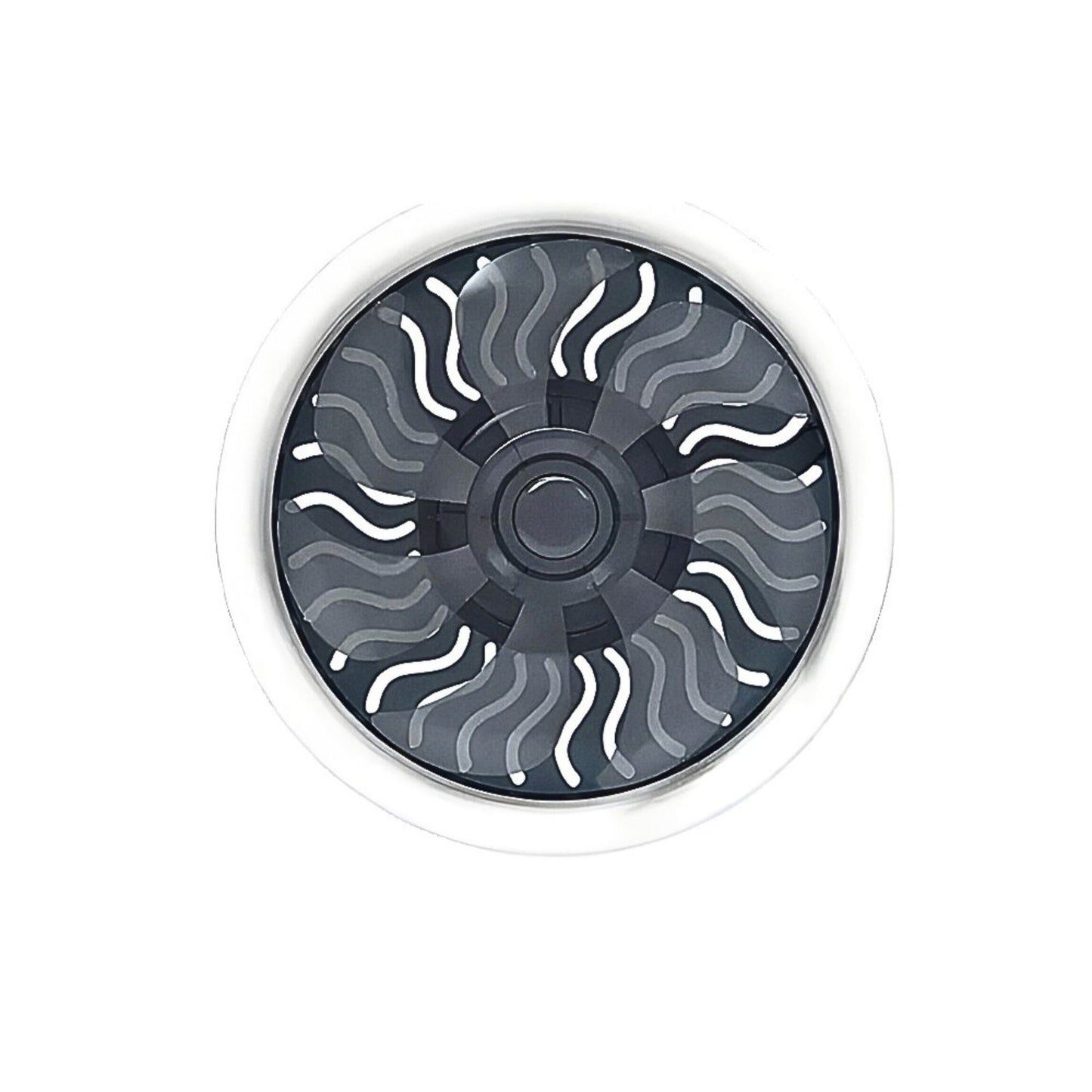 Ventilador de Techo 10" Pulgadas Base E27 Blanco/Gris