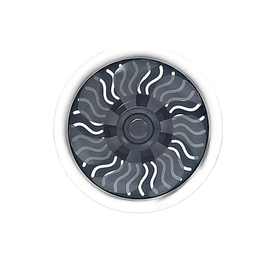 Ventilador de Techo 10" Pulgadas Base E27 Blanco/Gris
