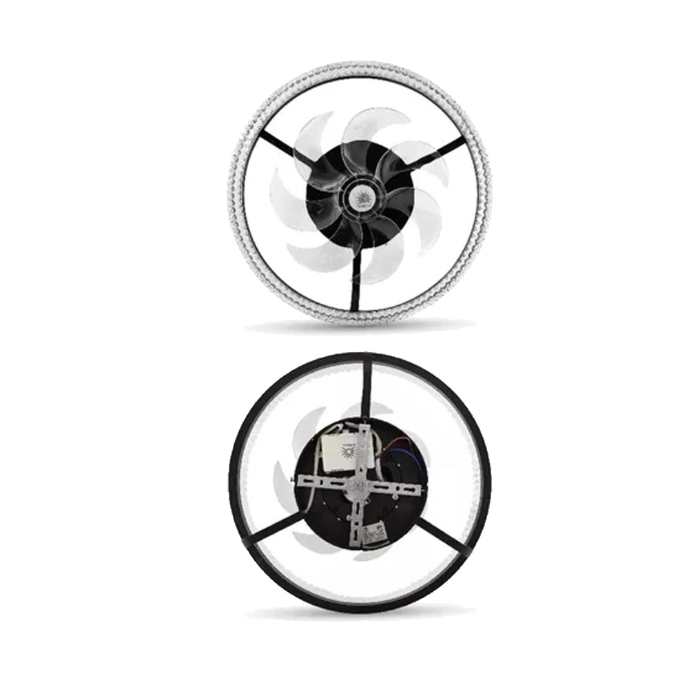 Ventilador de Techo 14 Pulgadas Luz Cálida-Fría-Neutral Silencioso 6 Velocidades