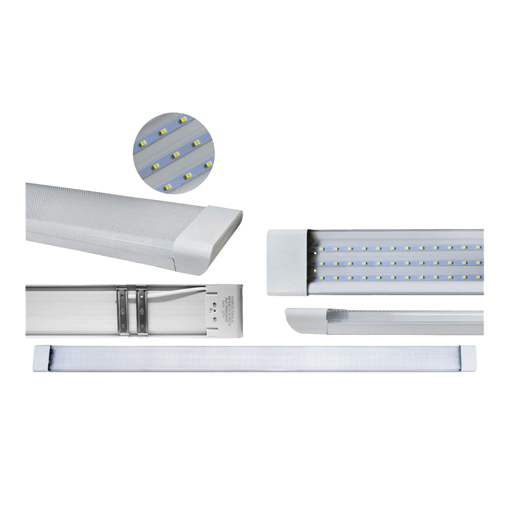 Lámpara de Techo Tipo Regleta 72 Watts Luz Led Fría