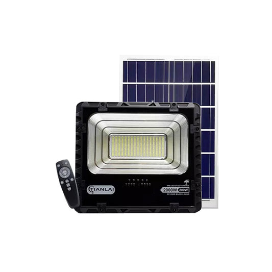 Reflector con Panel Solar 200 Watts Con Control Remoto IP66