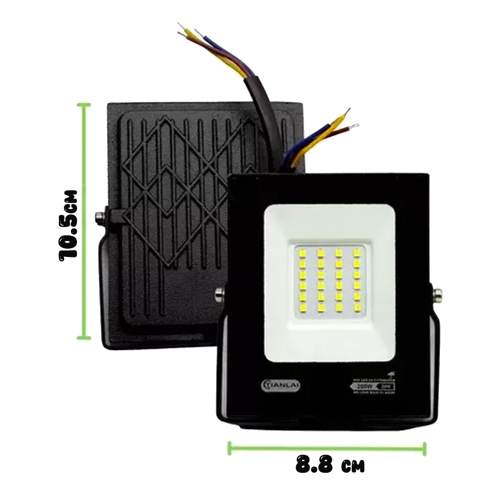 Reflector Luz Led Fría IP65 30 Watts