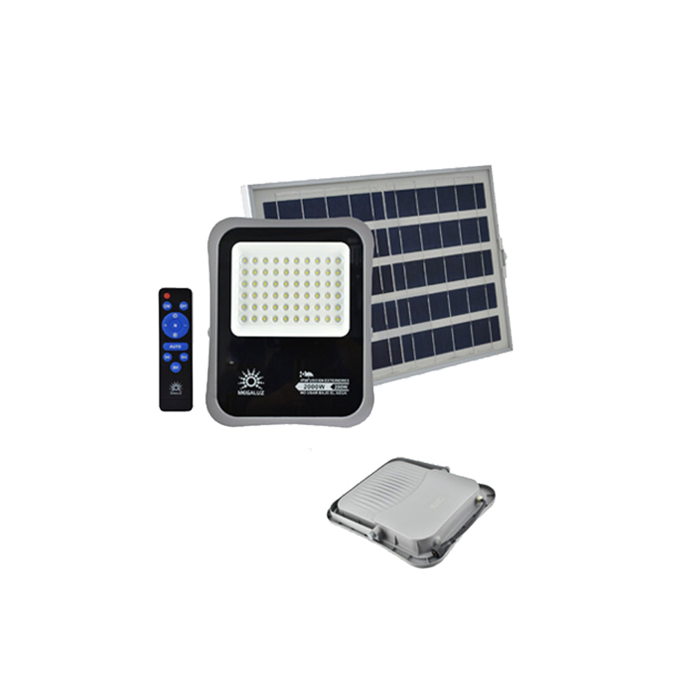 Reflector Led Solar 200 Watts Luz Fría IP66