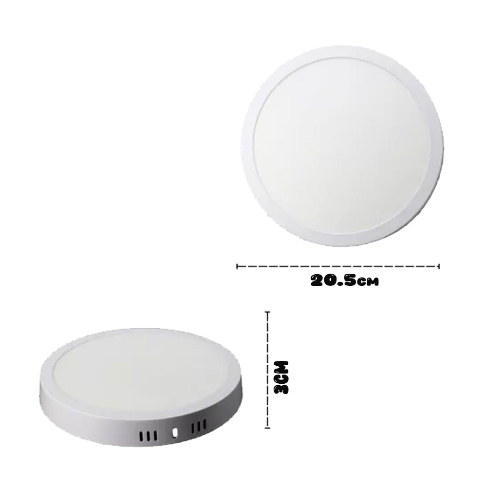Lámpara de Techo Led Sobreponer 18 Watts Luz Fría
