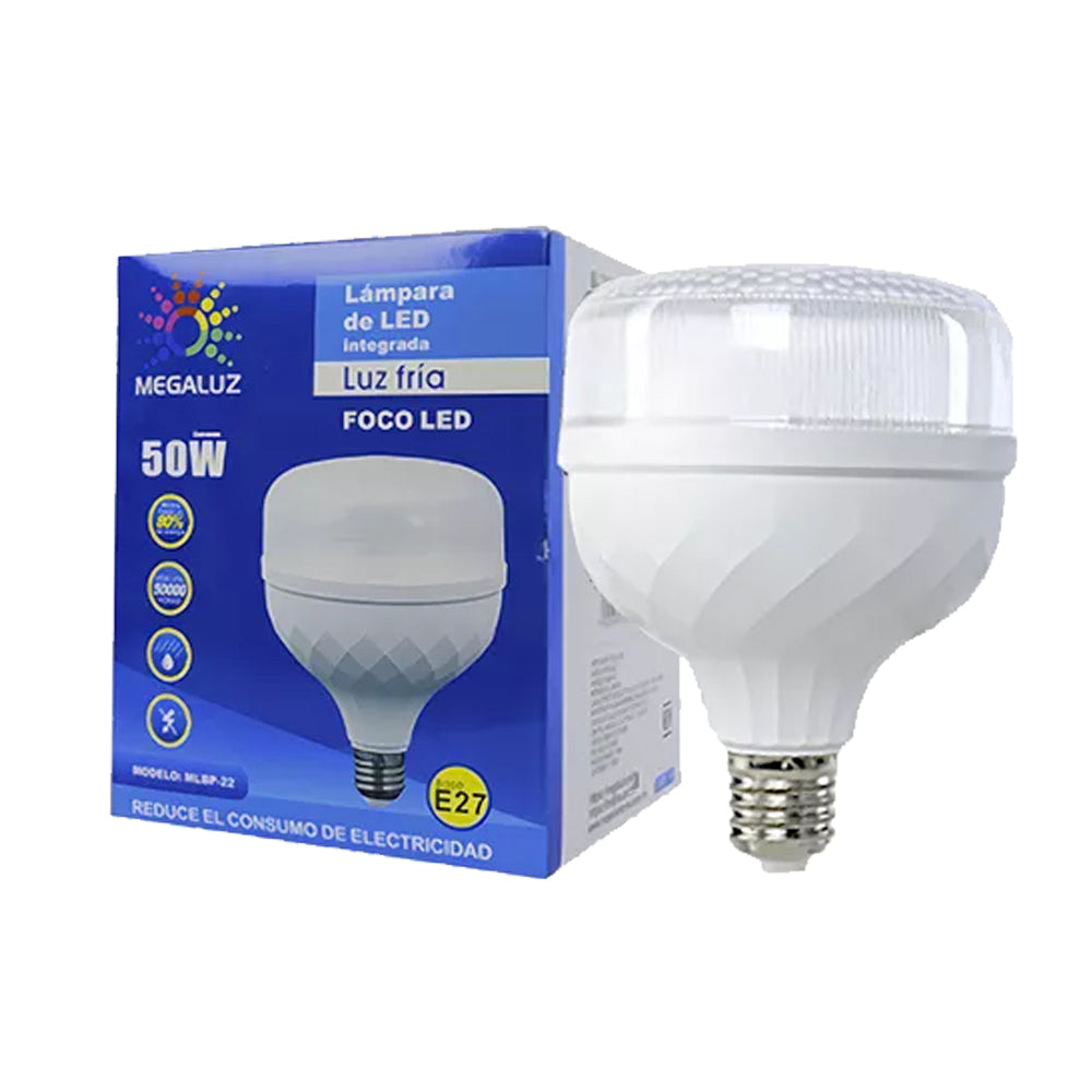 Foco Led Luz Fría Base E27 50 Watts